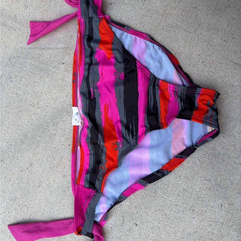 Converse Pink and Red Women’s Swim Bottom
